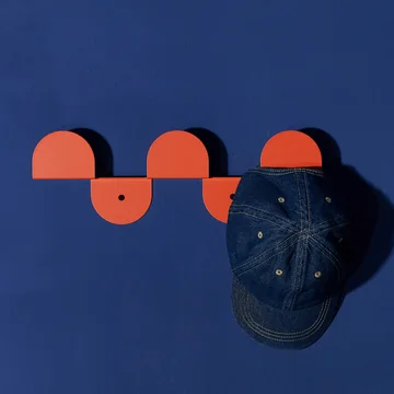 Nobodinoz - Vibes Wandgarderobe, 37 cm, burnt red