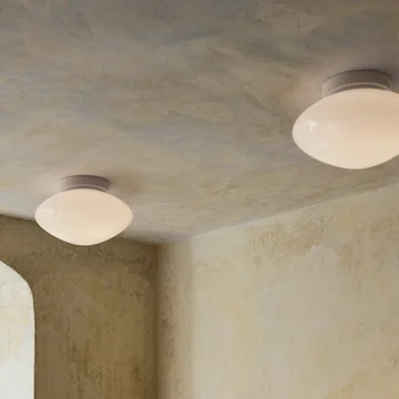 &Tradition - Mist AP22 Deckenleuchte / Wandleuchte, Ø 25 cm, matt weiß