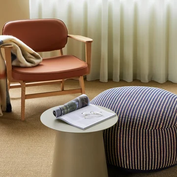 Hübsch Interior - Haze Loungestuhl, Eiche natur / braun