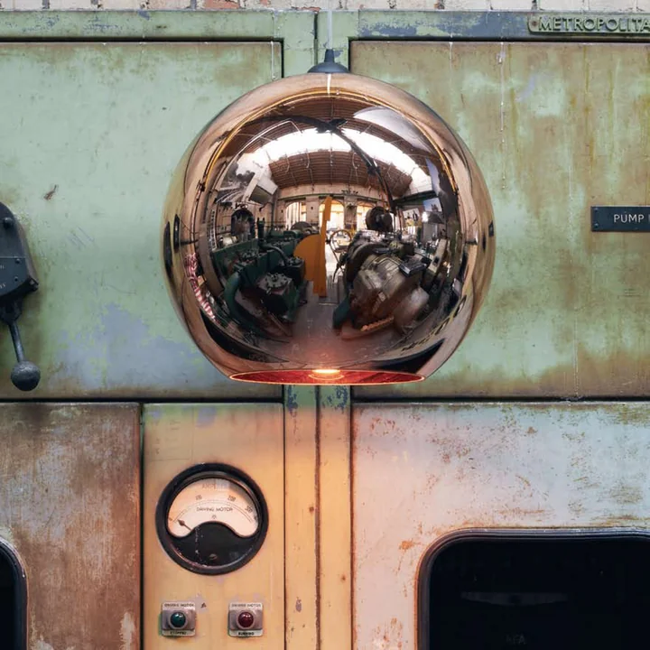 Zeitloser Copper Lamenschirm