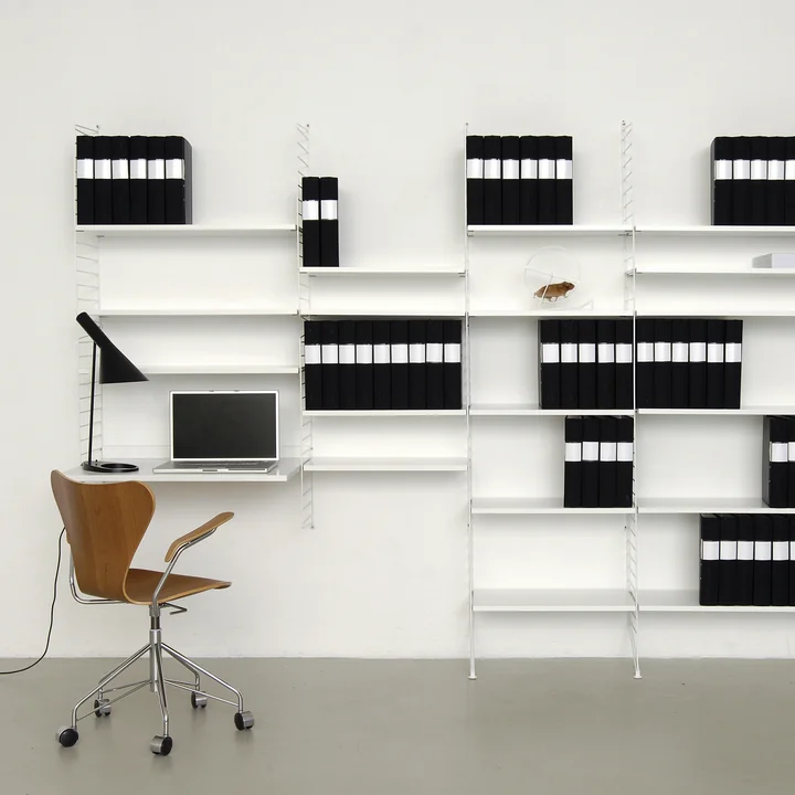 String Regalsystem, weiß