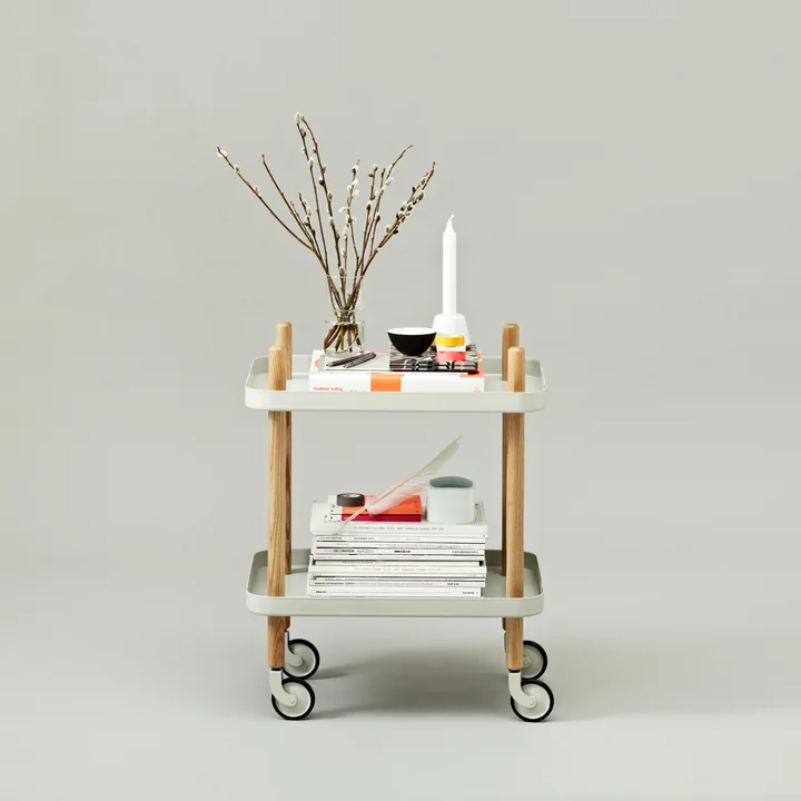 Der Block Beistellwagen als Ablage fürs Wohnzimmer