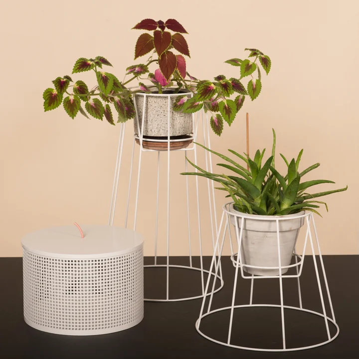 OK Design - Cibele Blumentopfständer, weiß