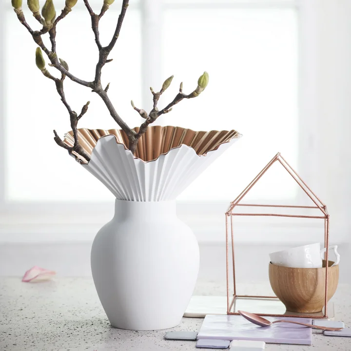 Herbstliche Dekoration mit Kupferakzenten von Rosenthal