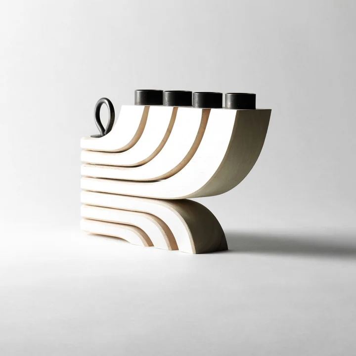 Nordic Light Kerzenleuchter 4-armig von Design House Stockholm in Weiß