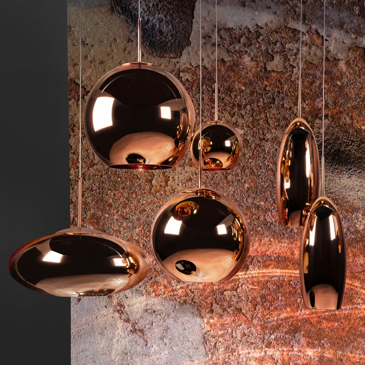 Tom Dixon Copper Pendelleuchten