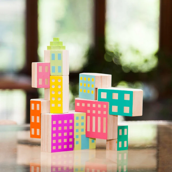 Blockitecture Spielzeug Holz-Architektur Deco von Areaware