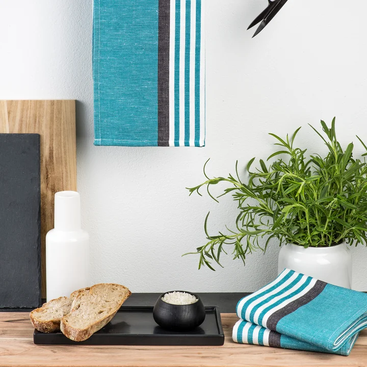 Abild Geschirrtuch von Georg Jensen Damask in der Küche