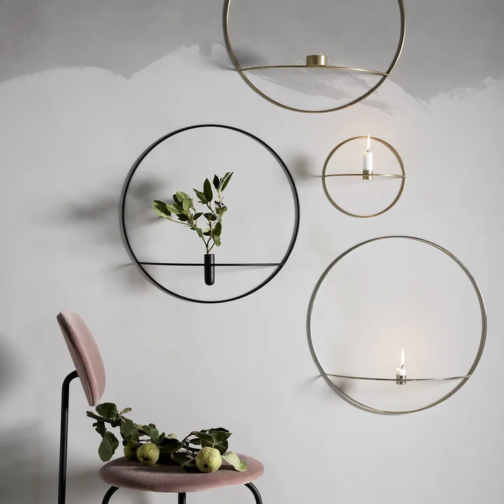 Pov Circle Kerzenhalter, Vase und Teelichthalter von Audo