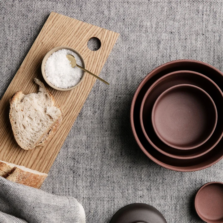 Asymmetric Schneidebrett von Ferm Living in Eiche geölt