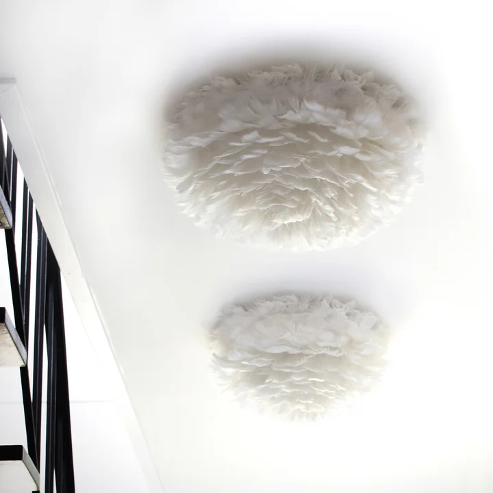 Eos Up Decken- und Wandleuchte von Umage in weiß an der Decke