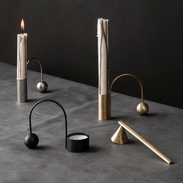 Ferm Living - Kerzenhalter / Teelichthalter Balance