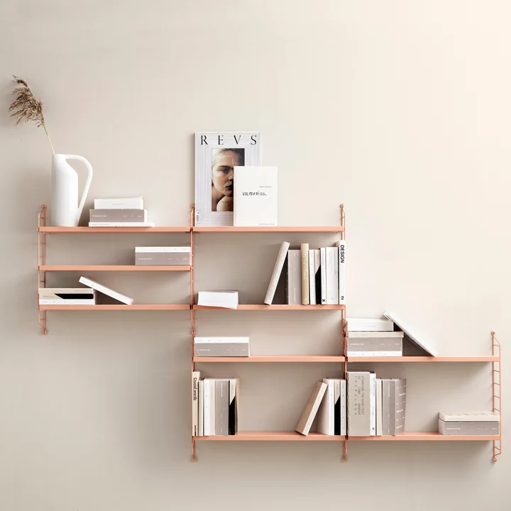 String Pocket in Blush / Koralle - Trendfarbe 2019