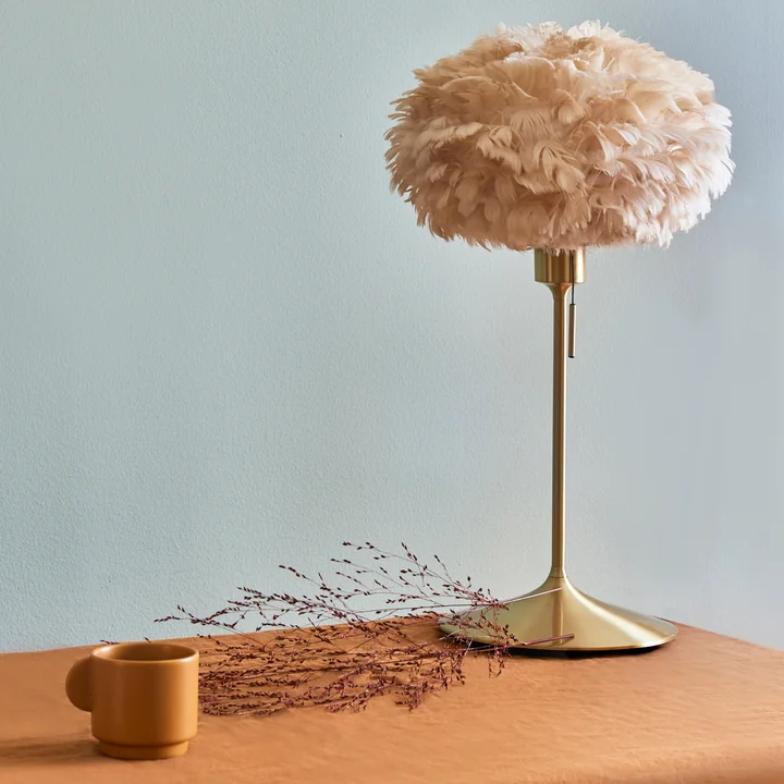 Champagne Tischleuchtenfuß H 42 cm von Umage in Messing gebürstet