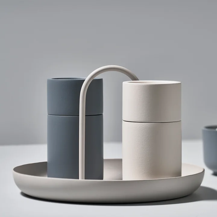 Singles Tablett in warm grey von Zone Denmark