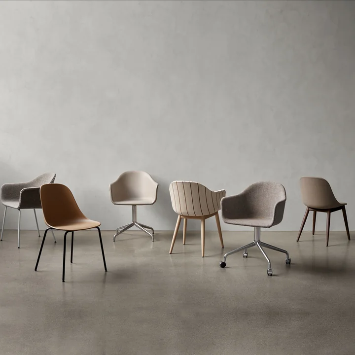 Harbour Dining Chairs von Audo mit verschiedenen Untergestellen