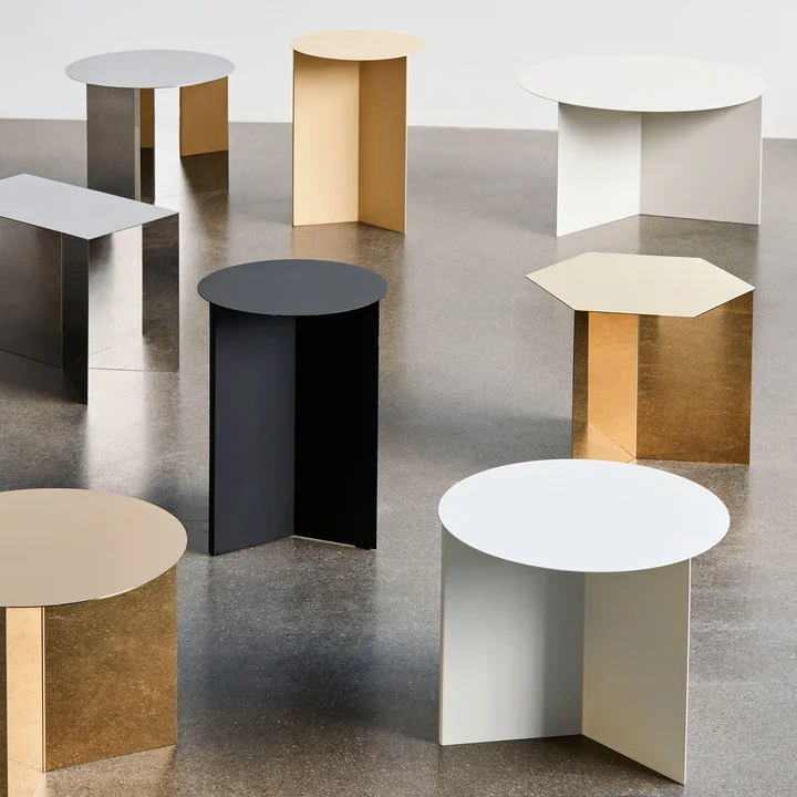 Slit Table von HAY in verschiedenen Farben und Formen