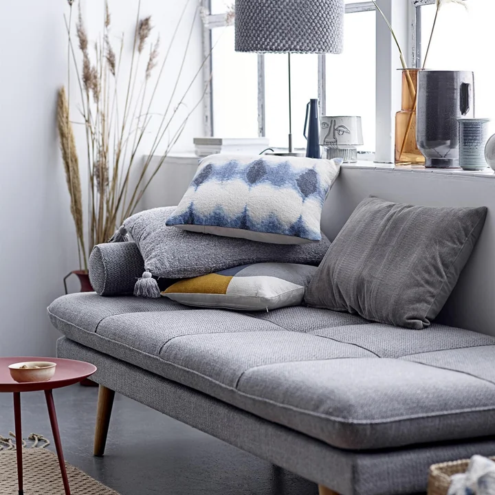 Baumwollkissen, Übertopf und Glas-Vase von Bloomingville