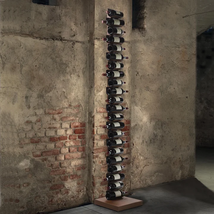 Ptolomeo Vino Standregal, H 213 cm in weiß von Opinion Ciatti