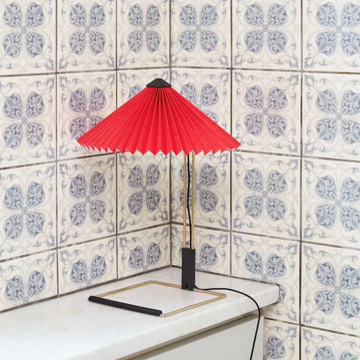 Matin LED Tischleuchte S, bright red von HAY