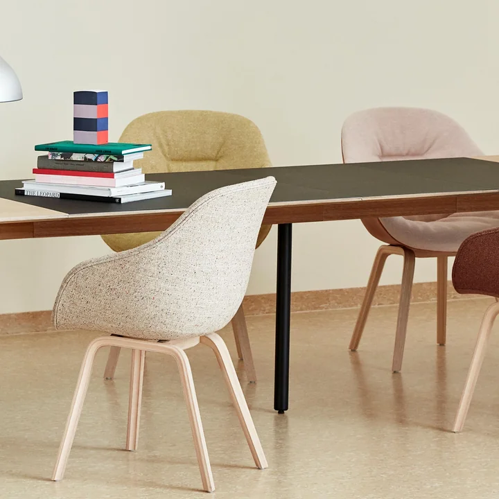 Stützbein für Copenhague CPH30 Esstisch, schwarz von HAY