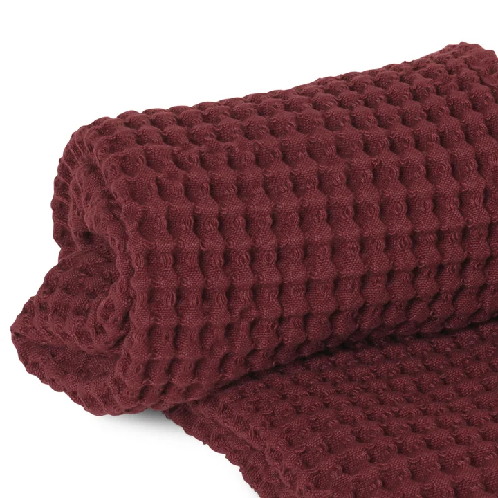 Organic Badetuch 140 x 70 cm von Ferm Living in altrosa