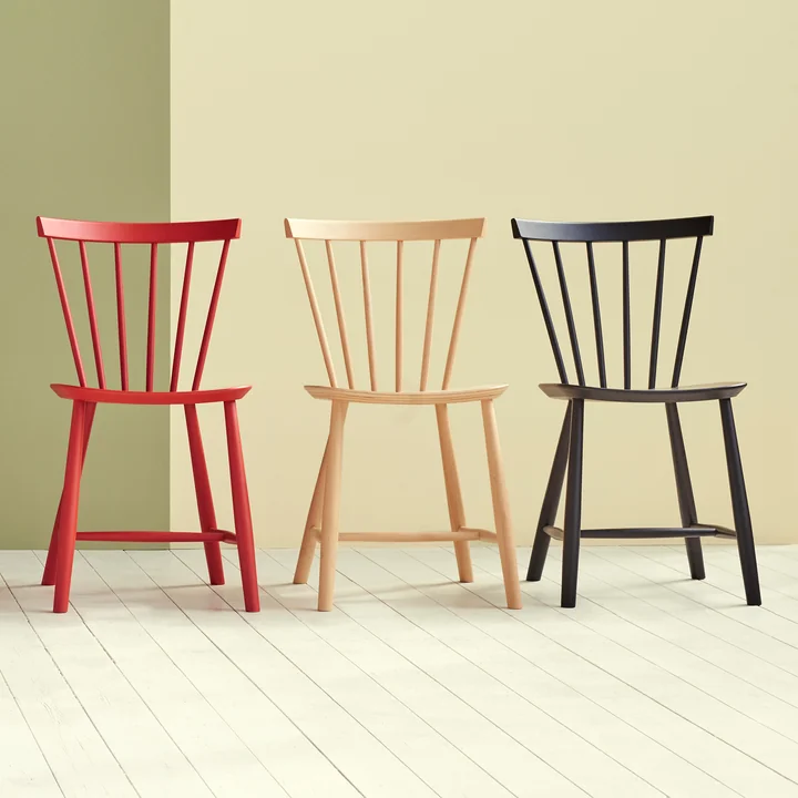  J46 Stuhl von FDB Møbler in verschiedenen Farben 