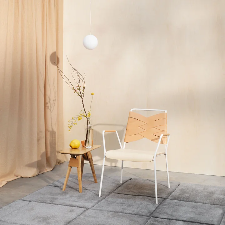 Arco Beistelltisch, Eiche - Torso Chair, Esche / natur