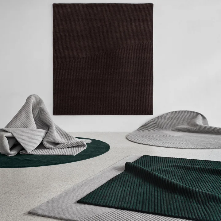 Row Teppich von Northern in verschiedenen Farben und Formen