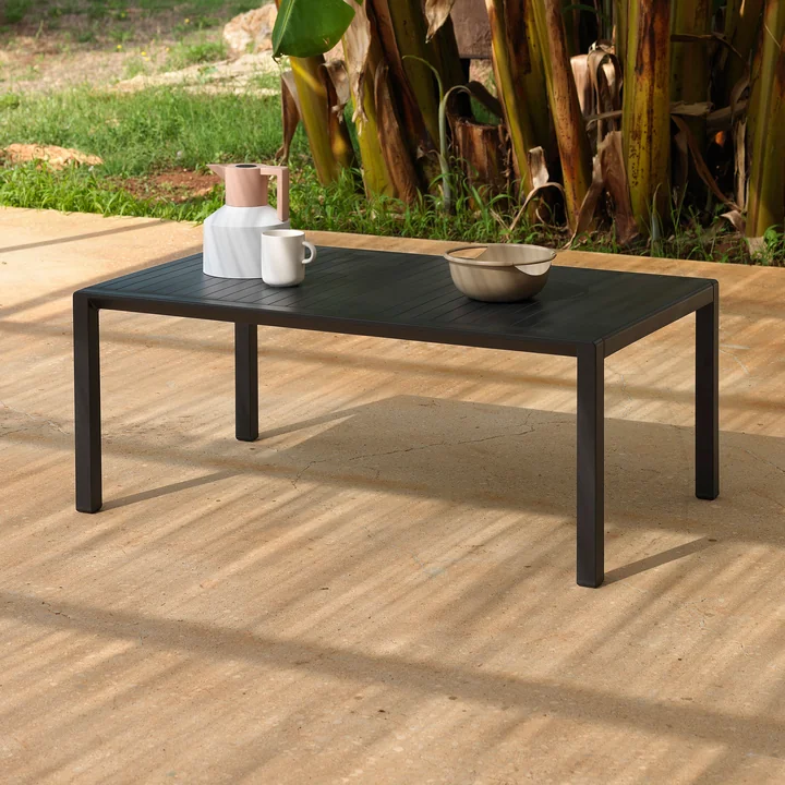 Rio Alu Ausziehtisch 140, anthrazit von Nardi