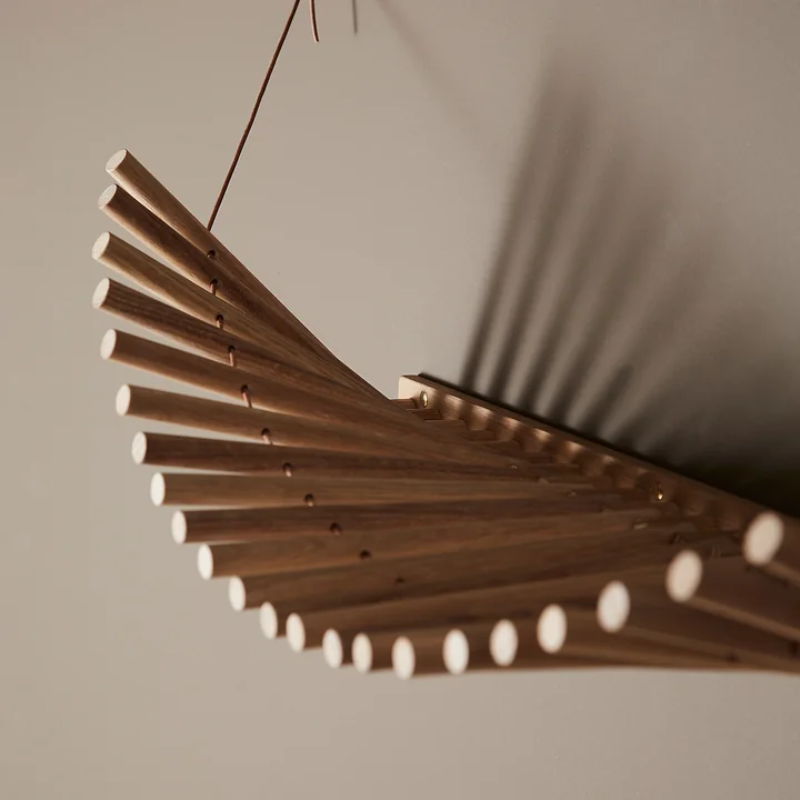 Knaegt Wandgarderobe von Woud in Eiche weiß pigmentiert