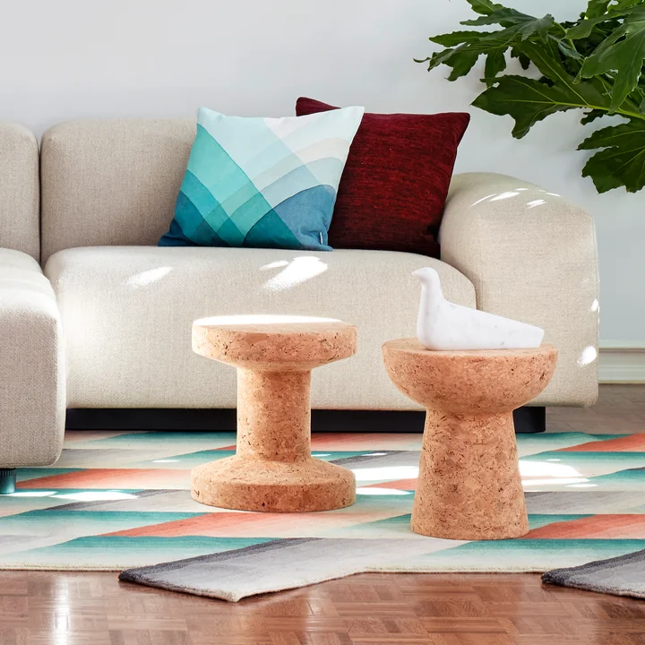 L'Oiseau und Cork Family Hocker von Vitra