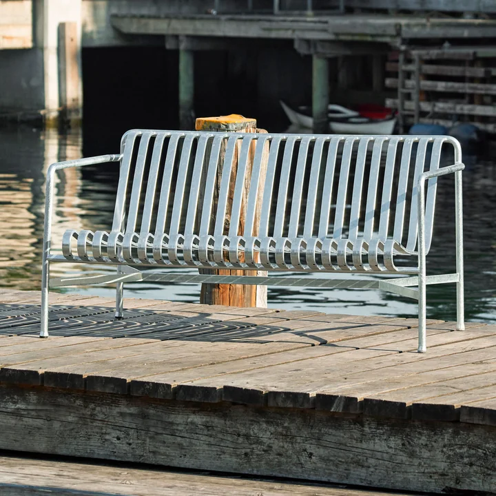 Palissade Lounge Sofa von HAY in hot galvanised