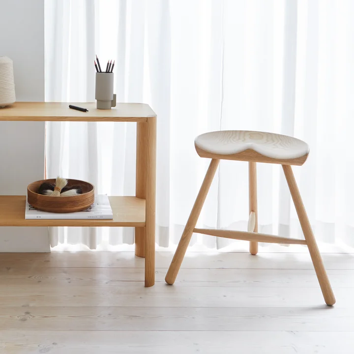 Shoemaker Chair, Nr. 49, Eiche weiß pigmentiert von Form & Refine