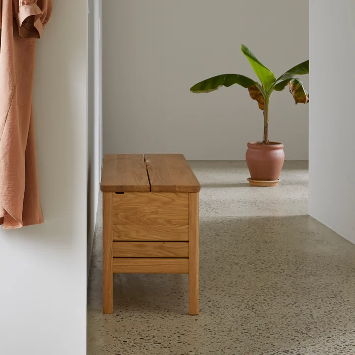 A Line Truhenbank, Eiche von Form & Refine