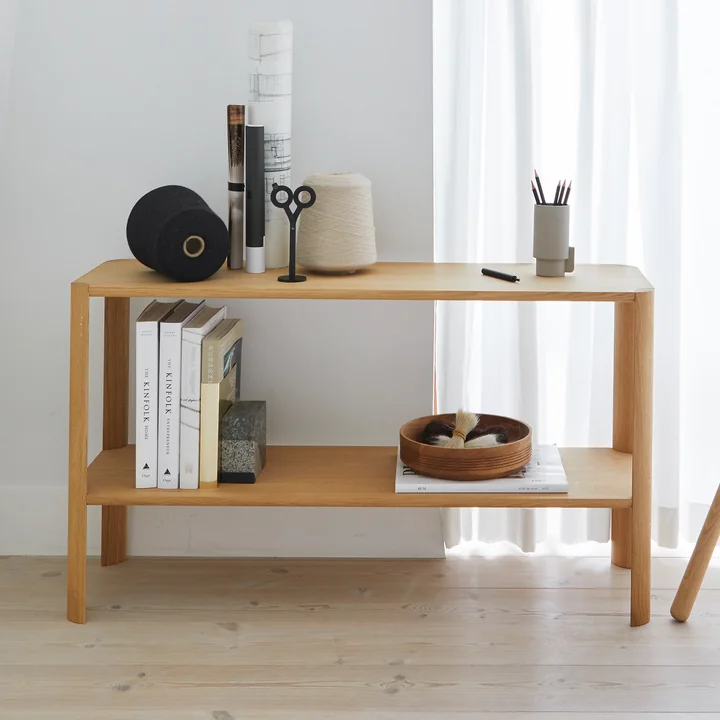 Leaf Regal, 1 x 2, Eiche von Form & Refine