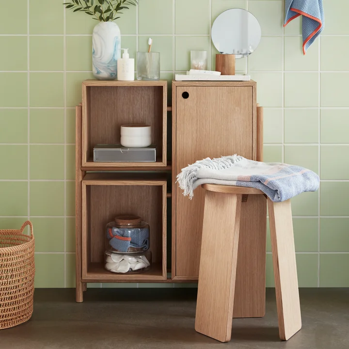 Skandinavisches Badezimmer-Ambiente