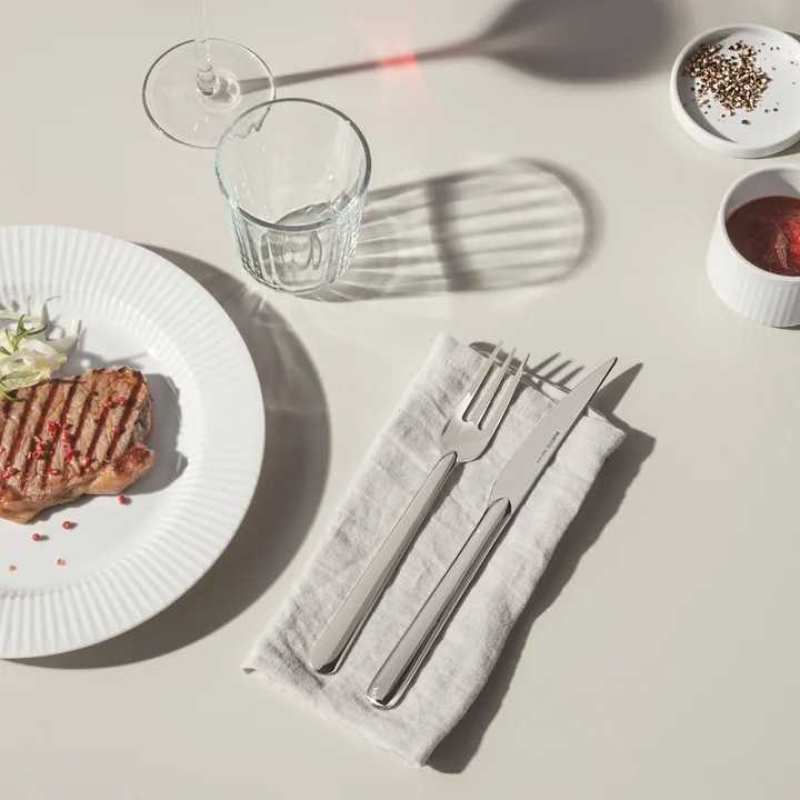 Grillbesteck aus Edelstahl