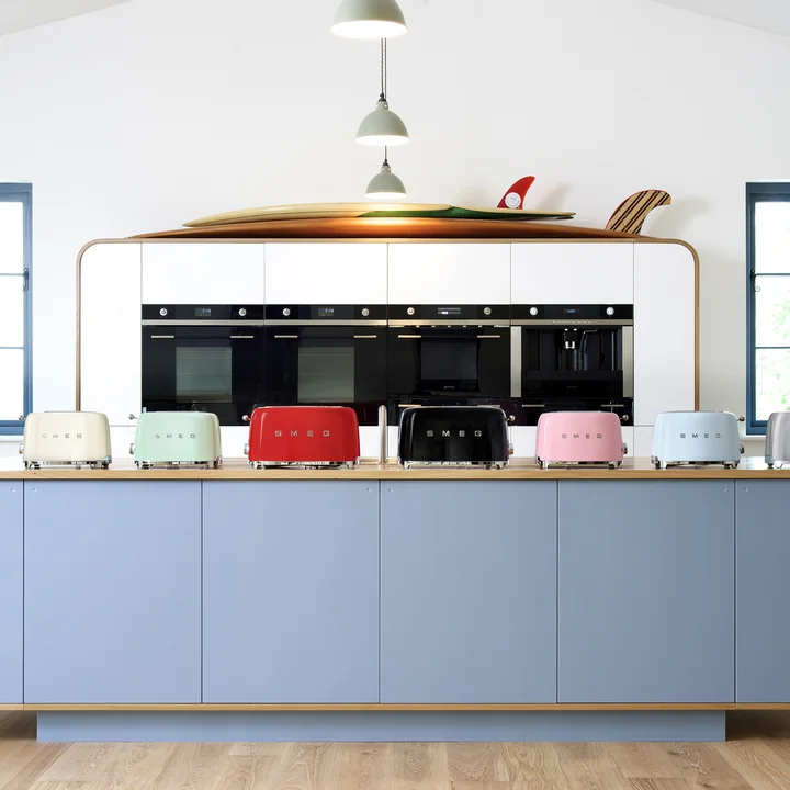 2-Schlitz Toaster lang TSF02 von Smeg