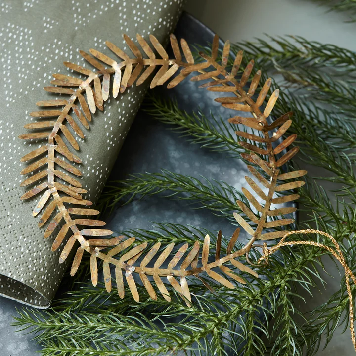 Lamet Christbaumschmuck von House Doctor in der Form Kranz