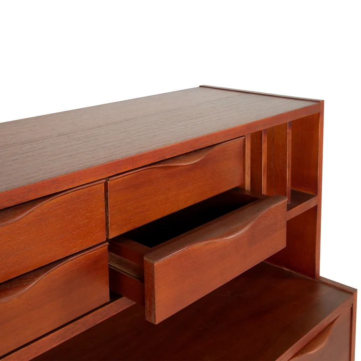 Wooden Sekretär von HKliving in der Farbe brown stained