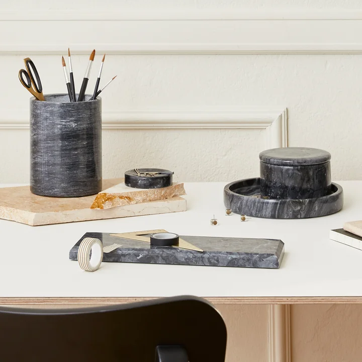 Marmor in dunkelgrau von yunic