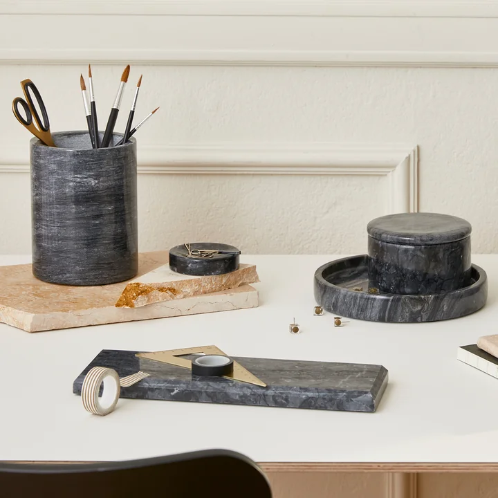 Marmor in dunkelgrau von yunic