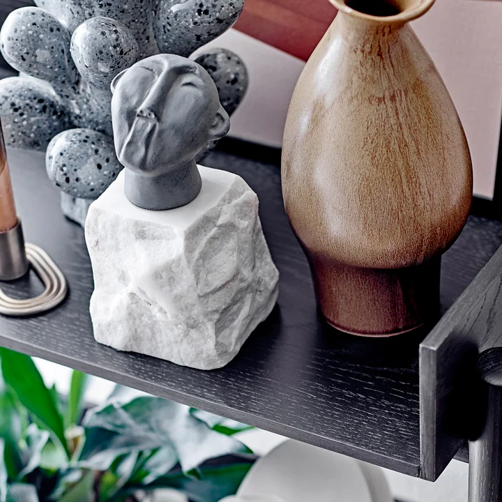 Vesla Dekofigur, H 8,5 cm von Bloomingville in schwarz