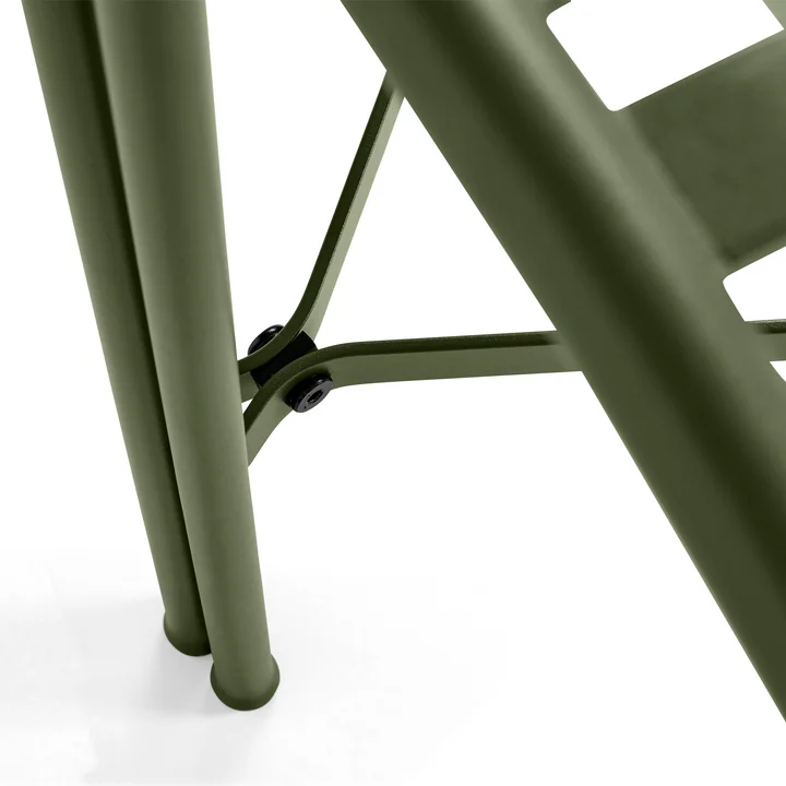 Palissade Park Dining Bench von HAY in der Farbe olive