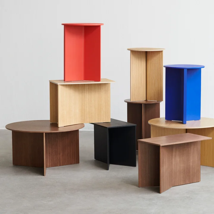 Der Slit Table Round von HAY