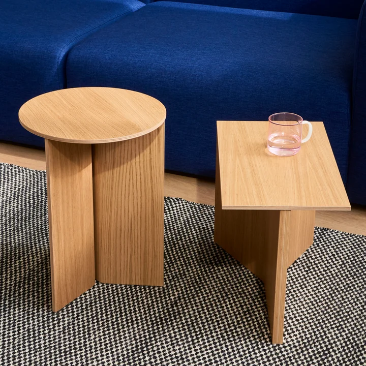 Slit Table Round und Slit Table Oblong von HAY