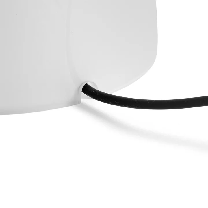 Pao Glas Tischleuchte von HAY in der Farbe weiß