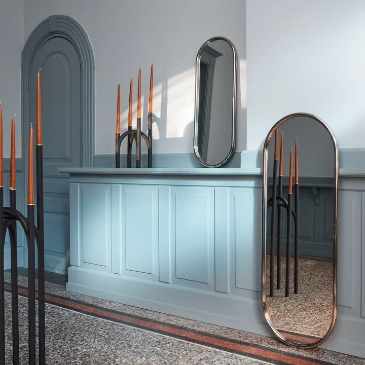 Angui Wandspiegel oval von AYTM