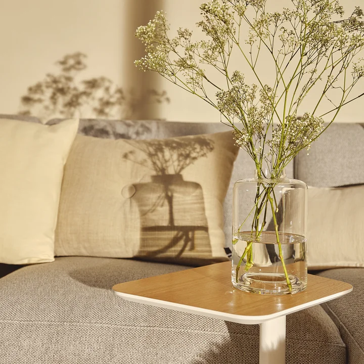 Rina Beistelltisch von Collection in der Ausführung weiß